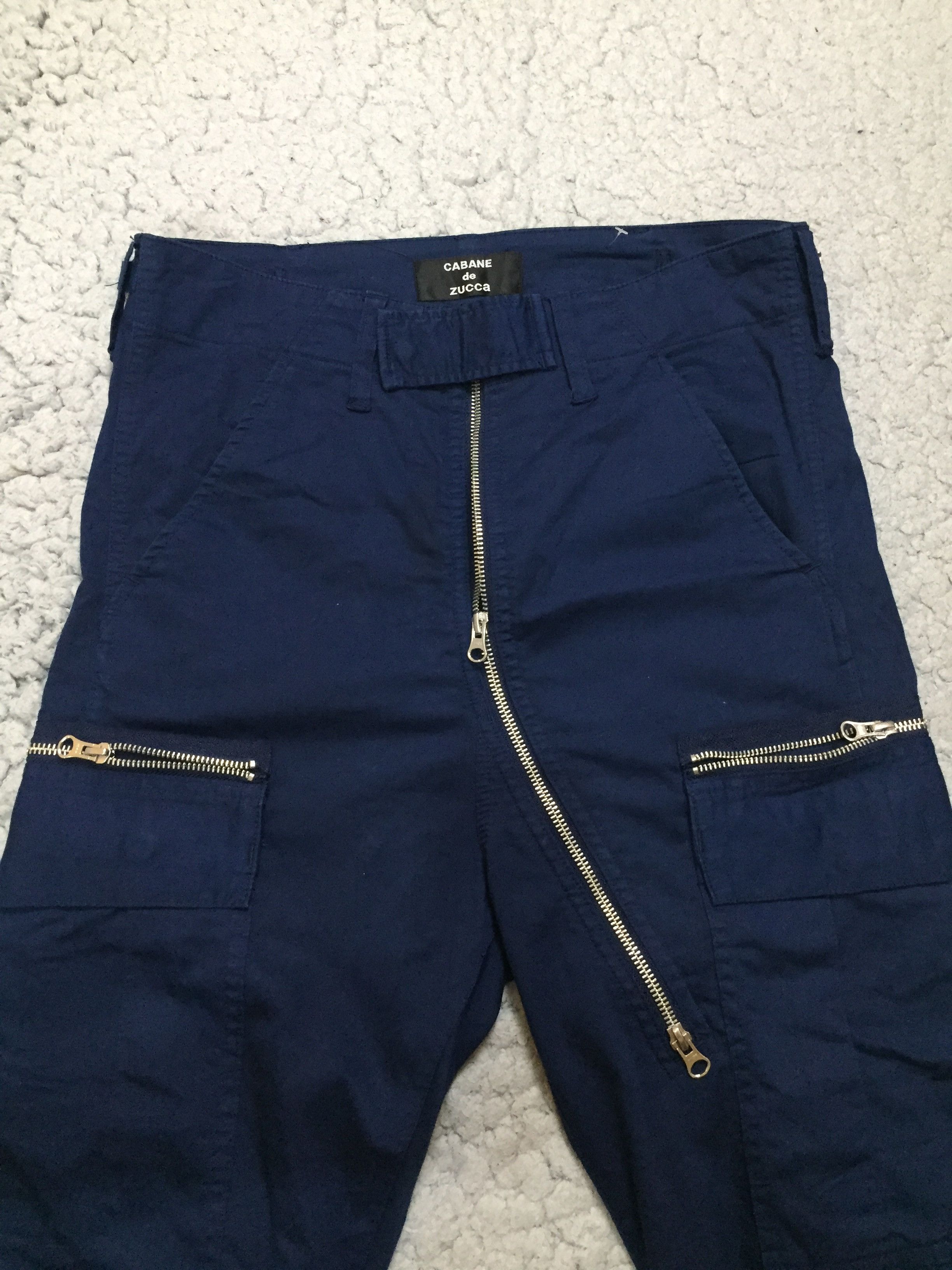 CABANE de ZUCCa × Issey Miyake ASYMMETRIC ZIP CARGO PANTS Size US 33 - 4 Thumbnail