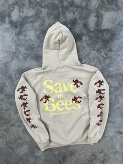 Bee Happy Graphic Hoodie Pullover Sweatshirt - Save The Bees 🐝 @