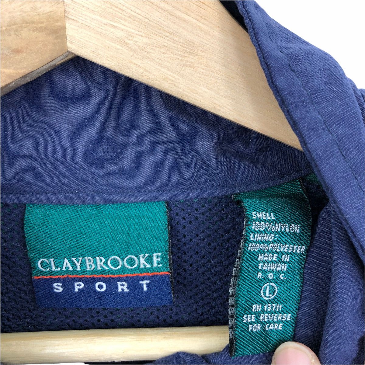 Vintage Claybrooke Sport Casual Multicolor Zipper Jacket