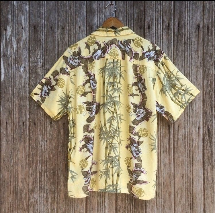 Sun Surf × Vintage Hawaiian Rayon Shirt Dragon Bamboo Inspired Sun Surf Japan Size US M / EU 48-50 / 2 - 2 Thumbnail