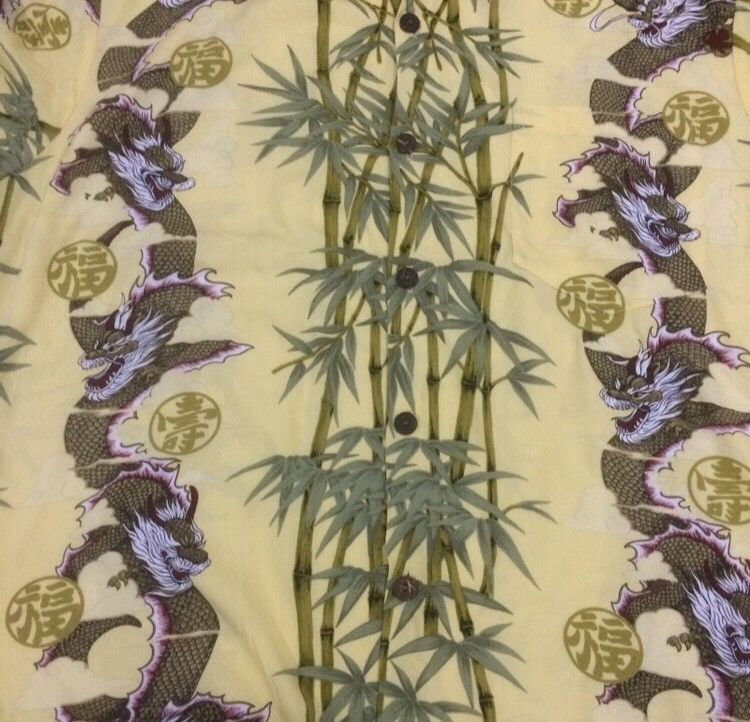 Sun Surf × Vintage Hawaiian Rayon Shirt Dragon Bamboo Inspired Sun Surf Japan Size US M / EU 48-50 / 2 - 5 Thumbnail