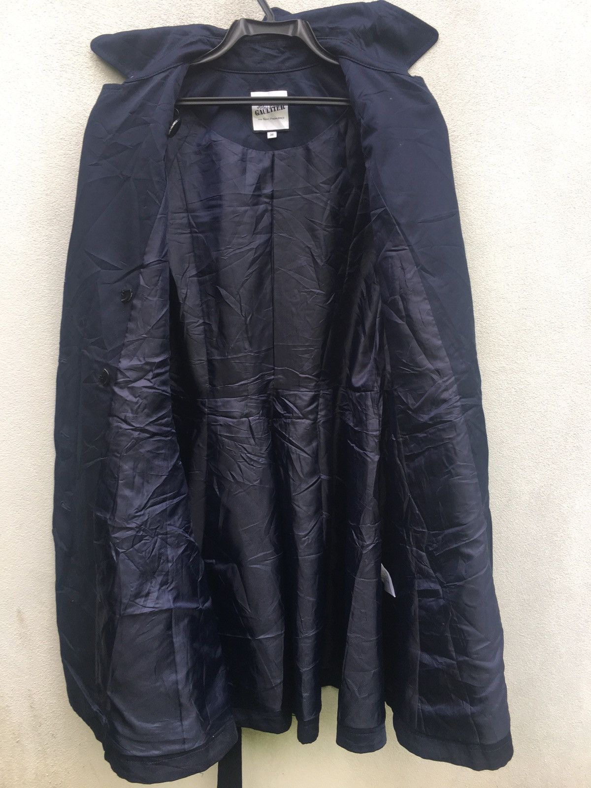 Japanese Brand × Jean Paul Gaultier Jean Paul Gaultier Trench Coat Women Size ONE SIZE - 7 Thumbnail