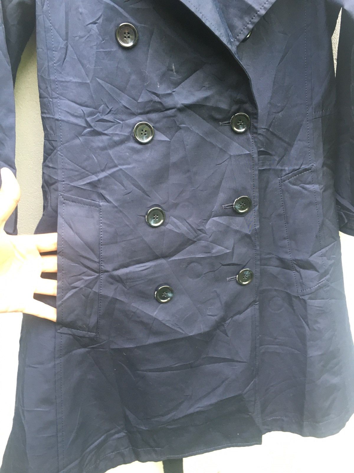 Japanese Brand × Jean Paul Gaultier Jean Paul Gaultier Trench Coat Women Size ONE SIZE - 4 Thumbnail