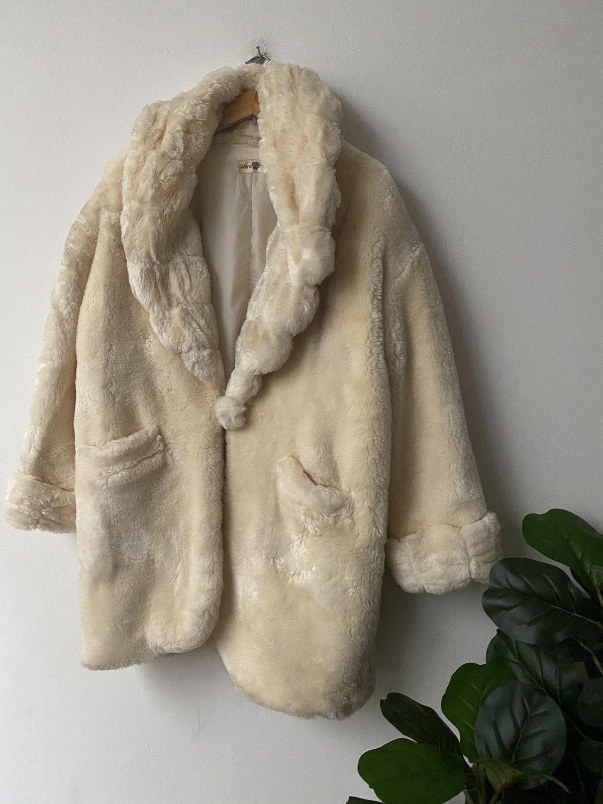Designer × Japanese Brand Rare 🇯🇵 Y2K Shearling faux mink Jacket by GRANDSFILE japan Size US L / EU 52-54 / 3 - 4 Thumbnail