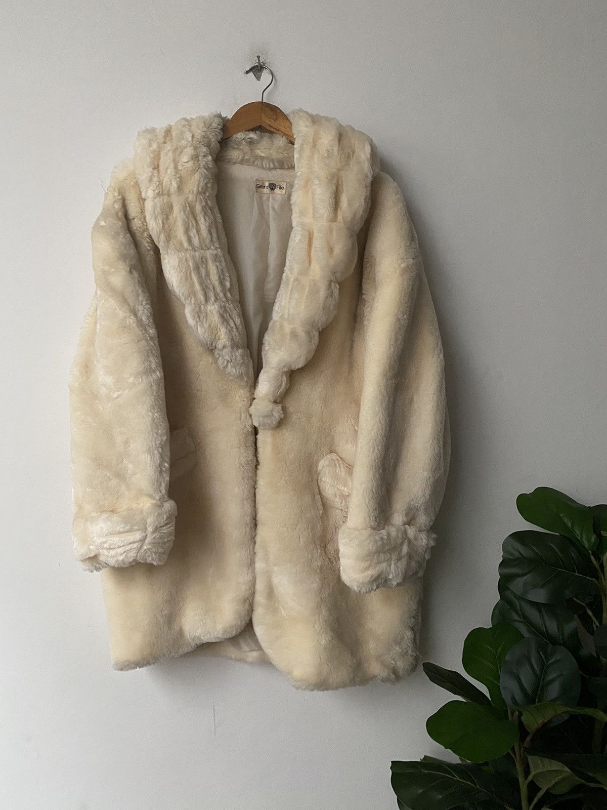 Designer × Japanese Brand Rare 🇯🇵 Y2K Shearling faux mink Jacket by GRANDSFILE japan Size US L / EU 52-54 / 3 - 3 Thumbnail