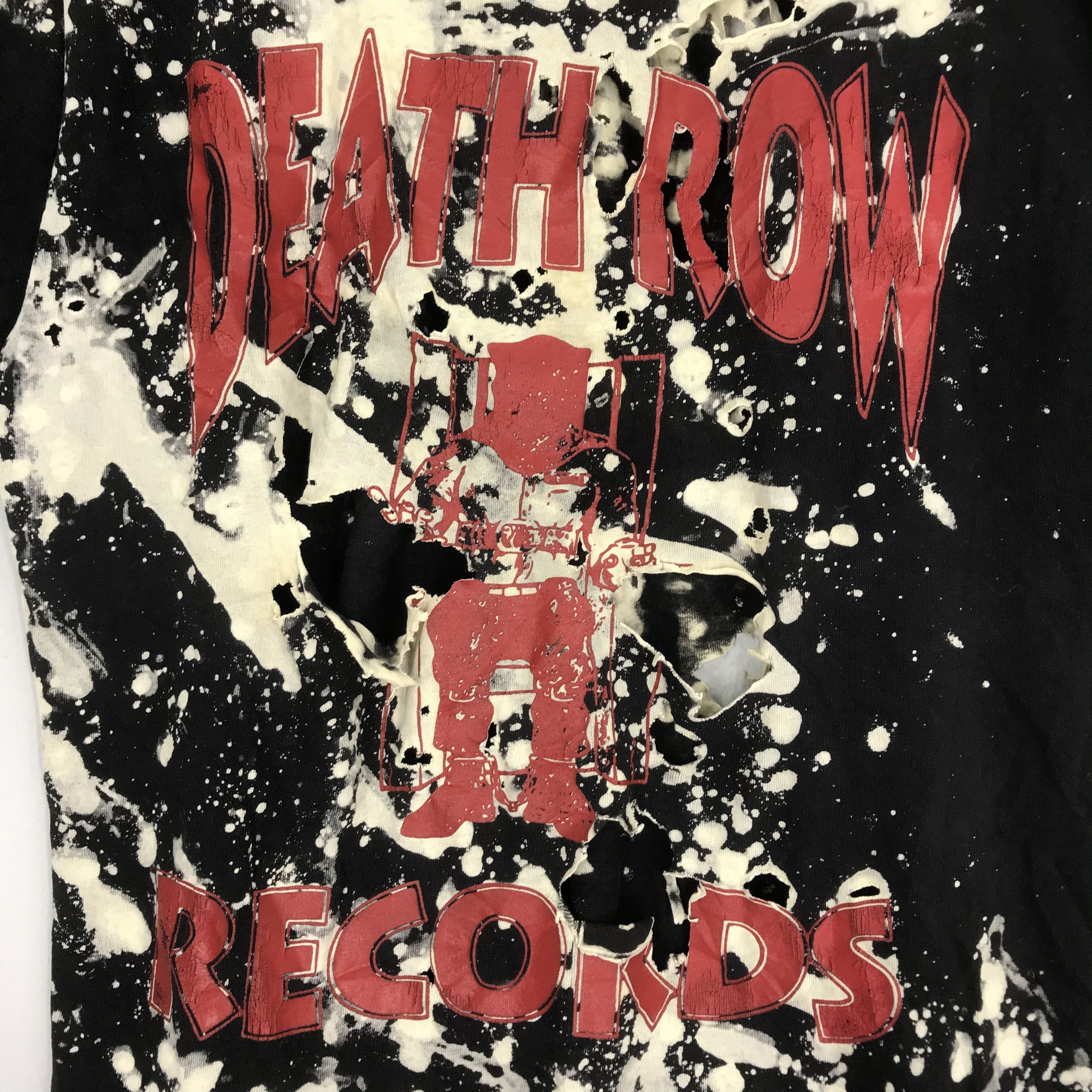 Death Row Records Rare!! Distressed Death Row Records Acid Wash Size US L / EU 52-54 / 3 - 4 Thumbnail