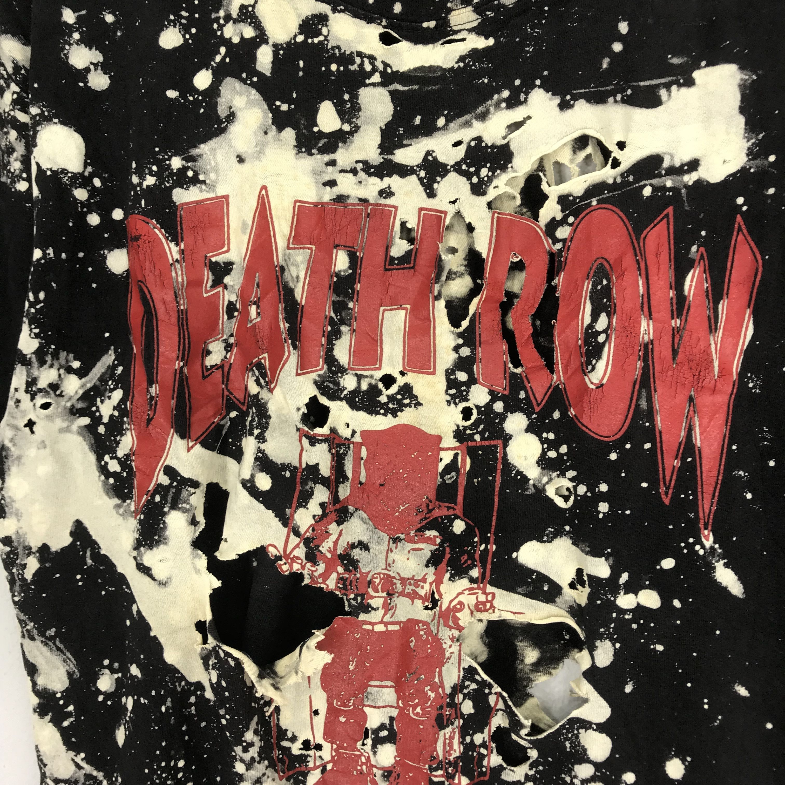 Death Row Records Rare!! Distressed Death Row Records Acid Wash Size US L / EU 52-54 / 3 - 5 Thumbnail
