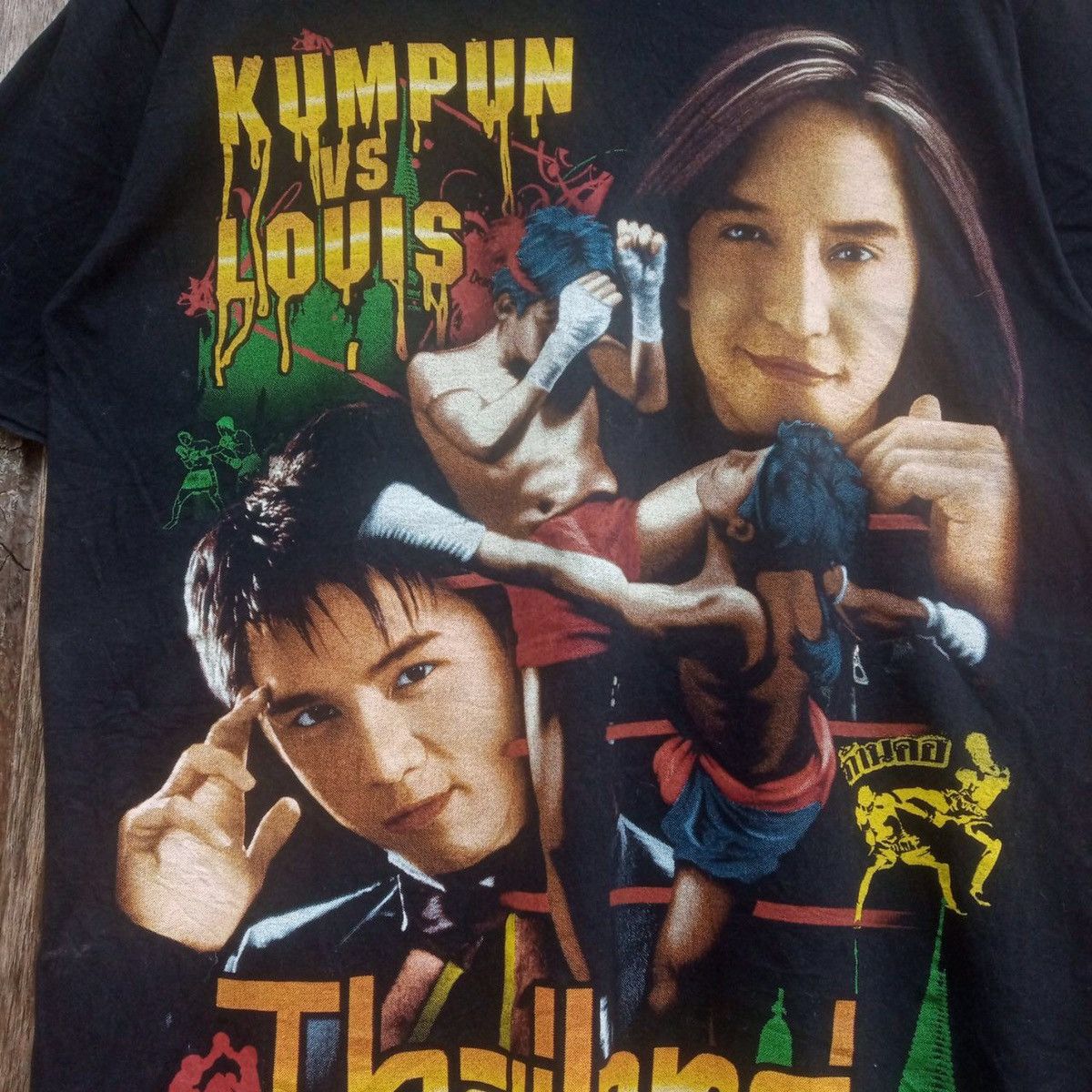 Rap Tees Vintage Thailand Muay Thai In Japan Rap Tees Design Promo Size US M / EU 48-50 / 2 - 3 Thumbnail