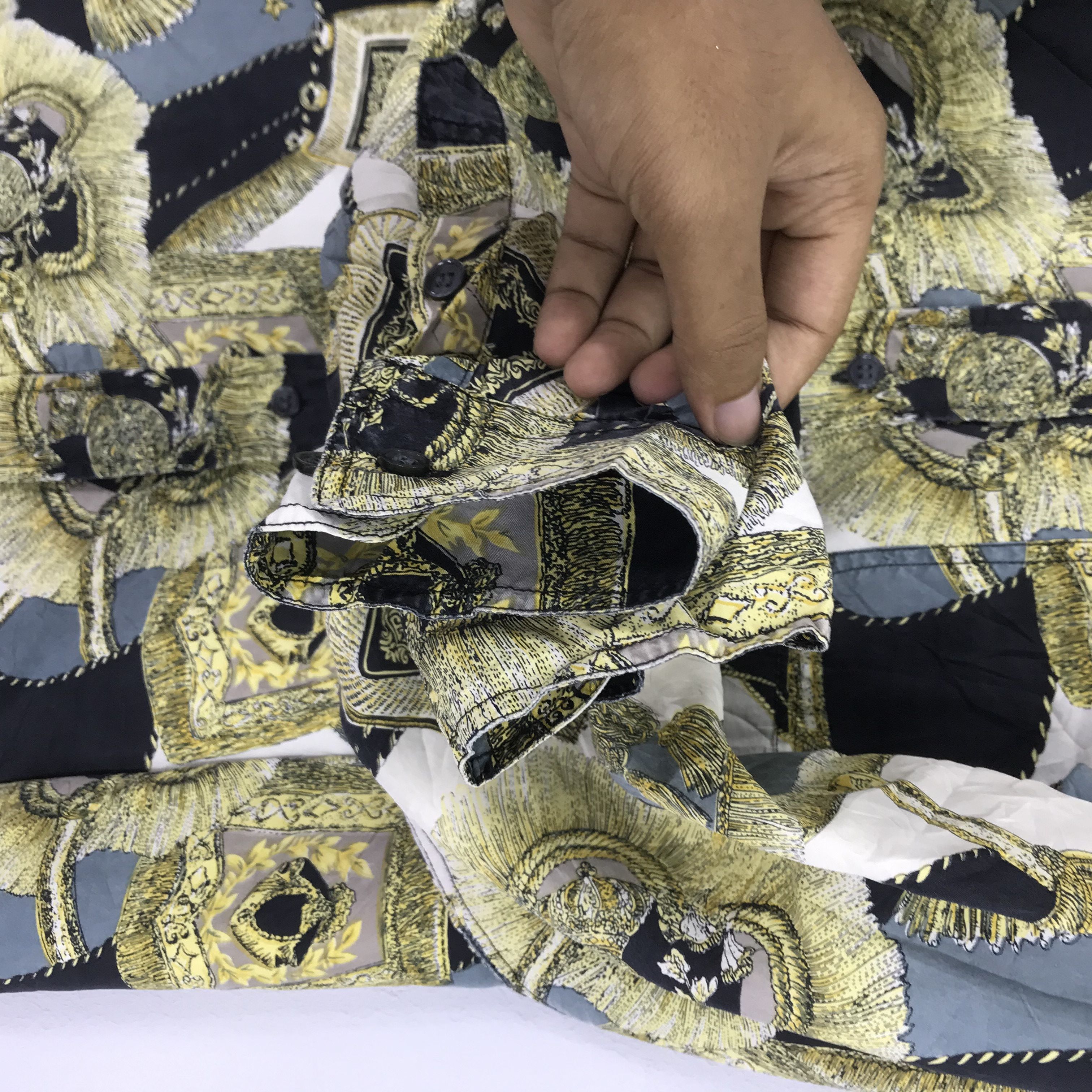 Vintage Vintage Style Baroque Silk Shirt Abstract Luxury Style Size US M / EU 48-50 / 2 - 5 Thumbnail
