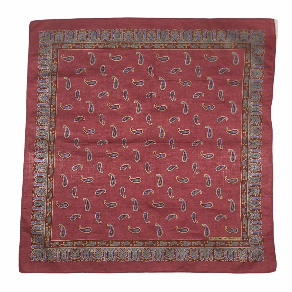 Other Pascal Morabito Designer Paisley Handkerchief Pocketsquare Size ONE SIZE - 2 Thumbnail