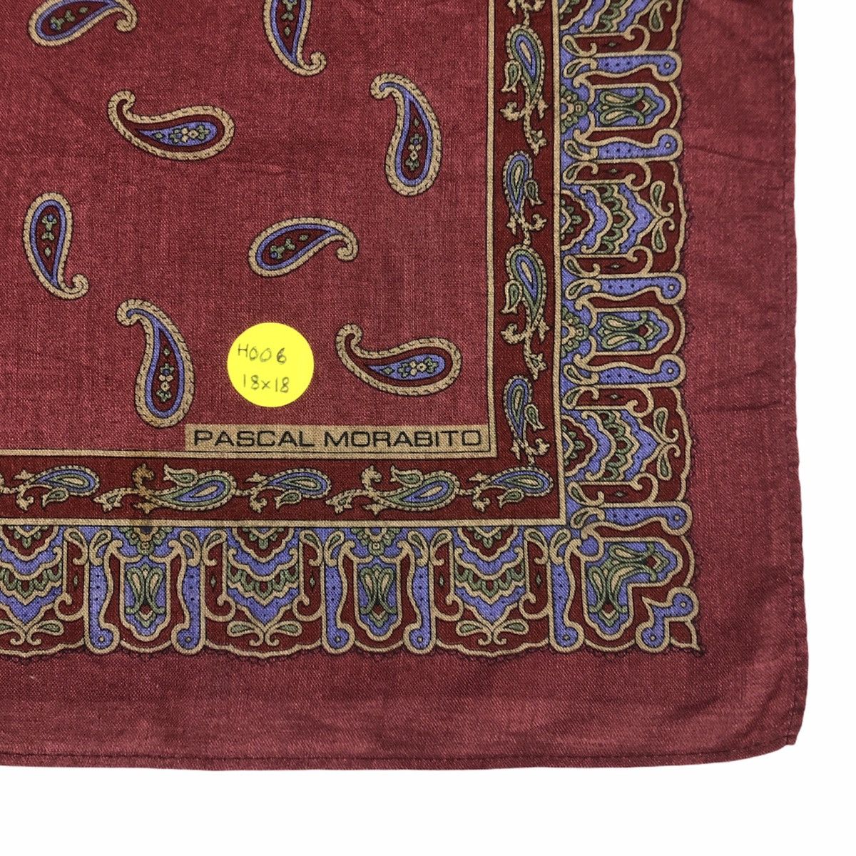 Other Pascal Morabito Designer Paisley Handkerchief Pocketsquare Size ONE SIZE - 4 Thumbnail