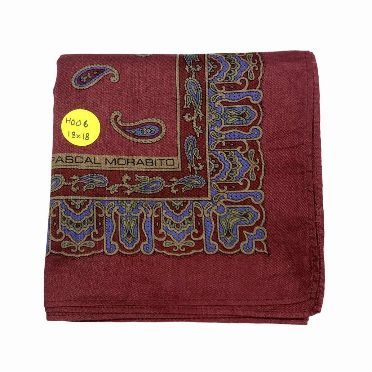 Other Pascal Morabito Designer Paisley Handkerchief Pocketsquare Size ONE SIZE - 5 Thumbnail