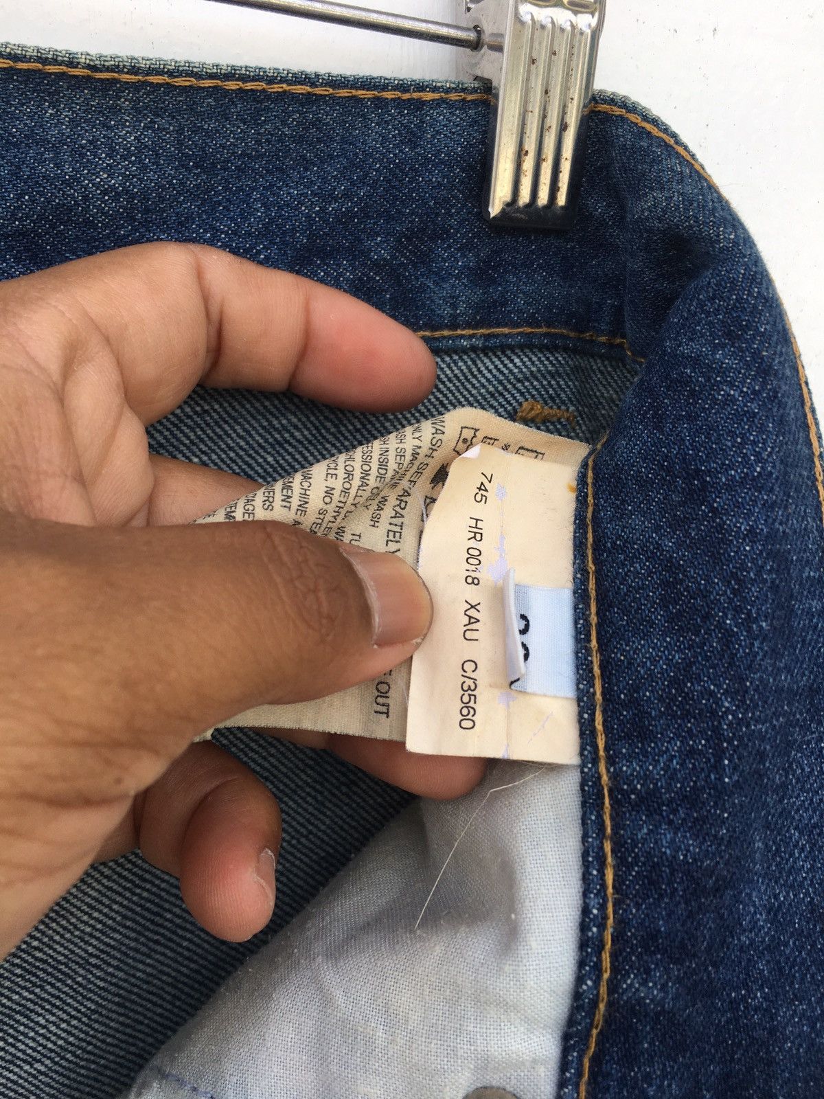 Helmut Lang Rare Vintage Helmut Lang Classic Cut Denim Size US 30 / EU 46 - 9 Thumbnail