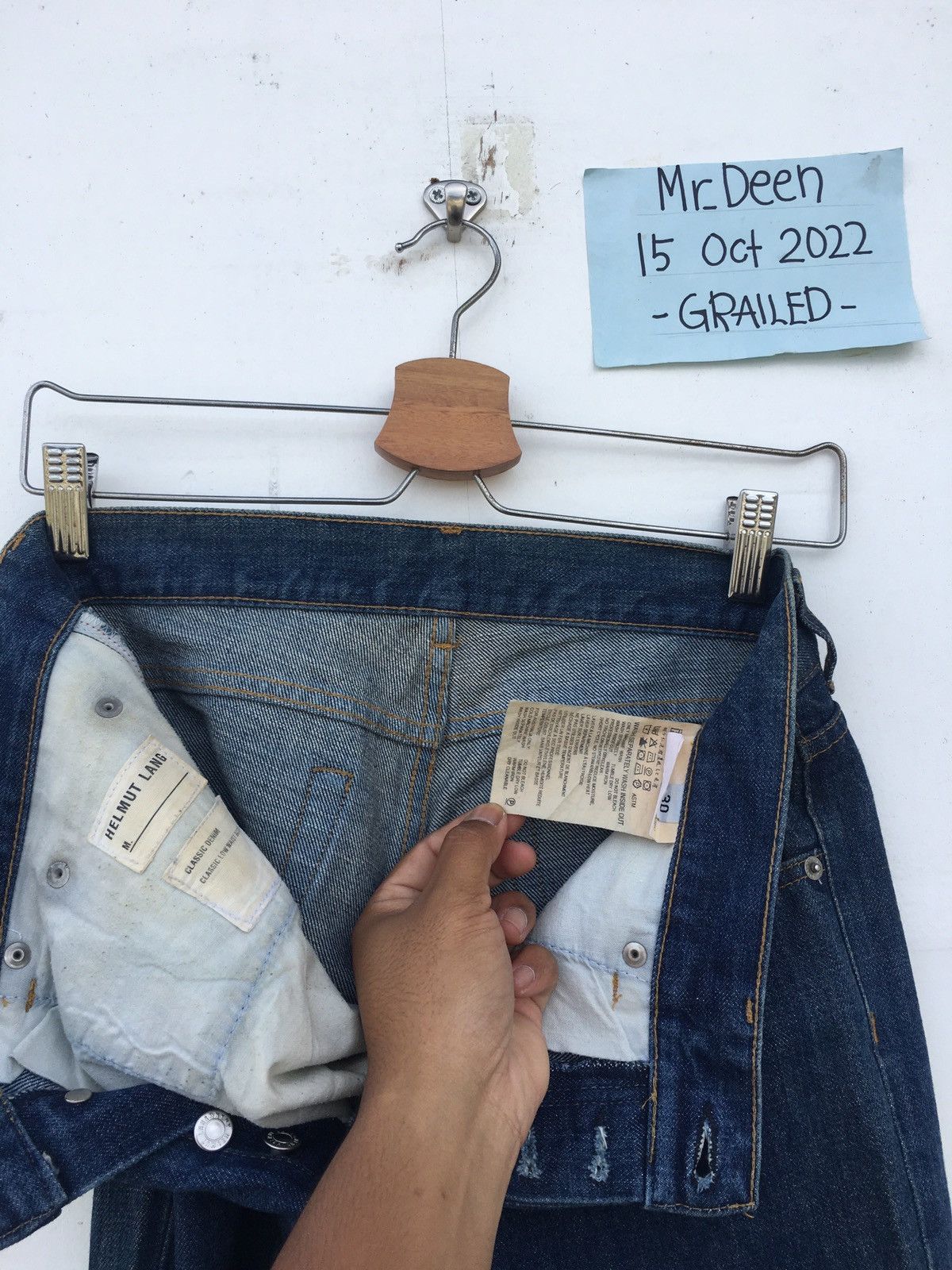 Helmut Lang Rare Vintage Helmut Lang Classic Cut Denim Size US 30 / EU 46 - 14 Thumbnail