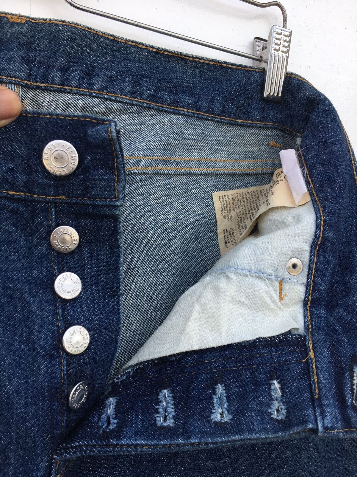 Helmut Lang Rare Vintage Helmut Lang Classic Cut Denim Size US 30 / EU 46 - 7 Thumbnail