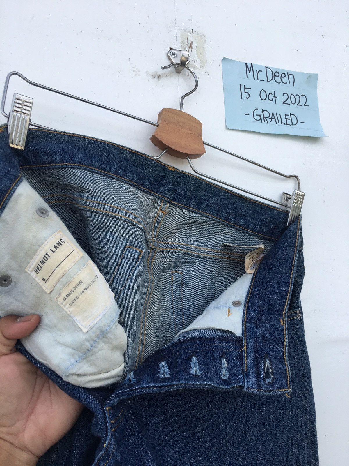 Helmut Lang Rare Vintage Helmut Lang Classic Cut Denim Size US 30 / EU 46 - 12 Thumbnail