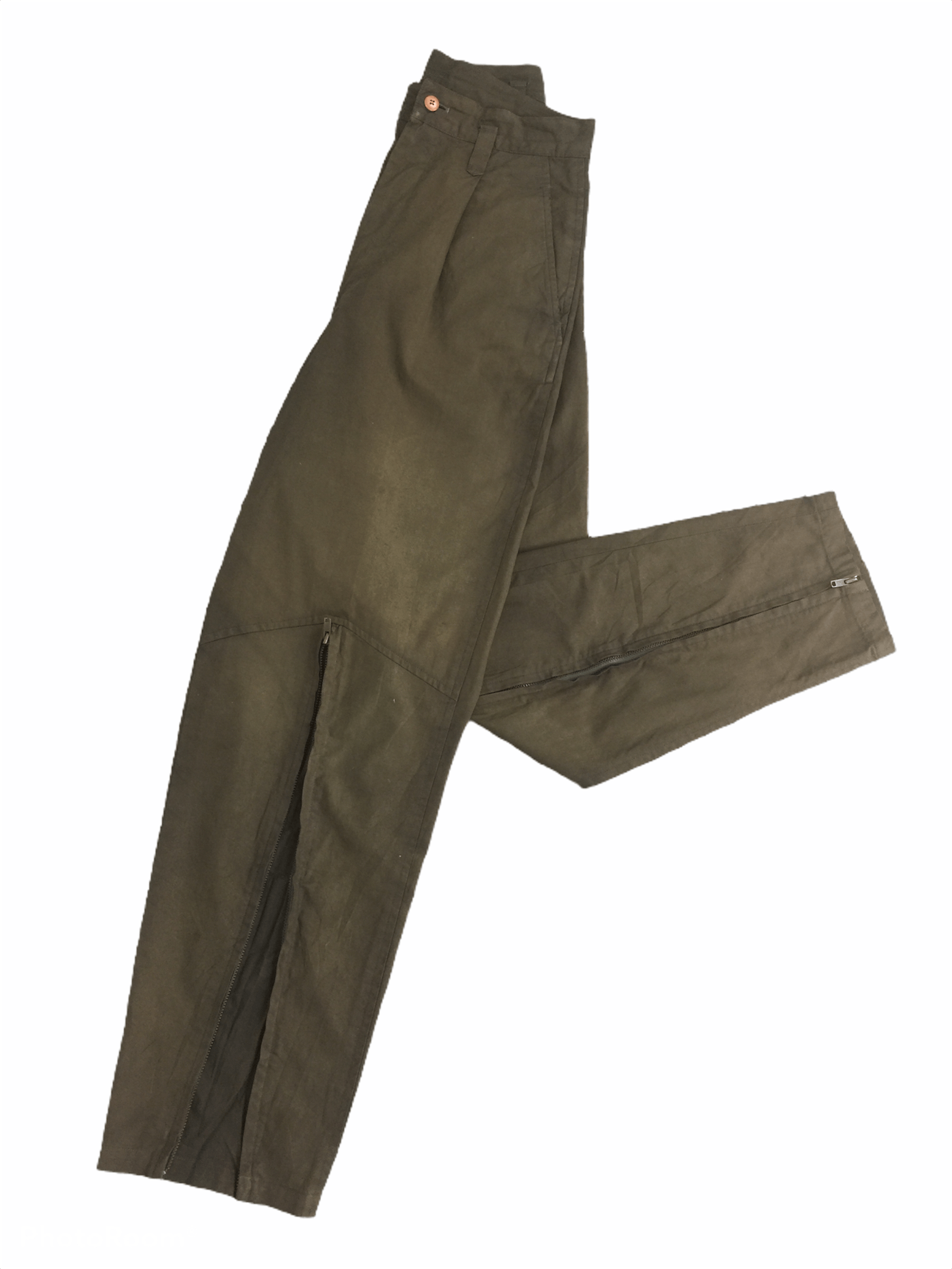 Designer × Issey Miyake Vintage Issey Miyake Men High Waisted Zip Trousers Pants Size US 29 - 7 Thumbnail