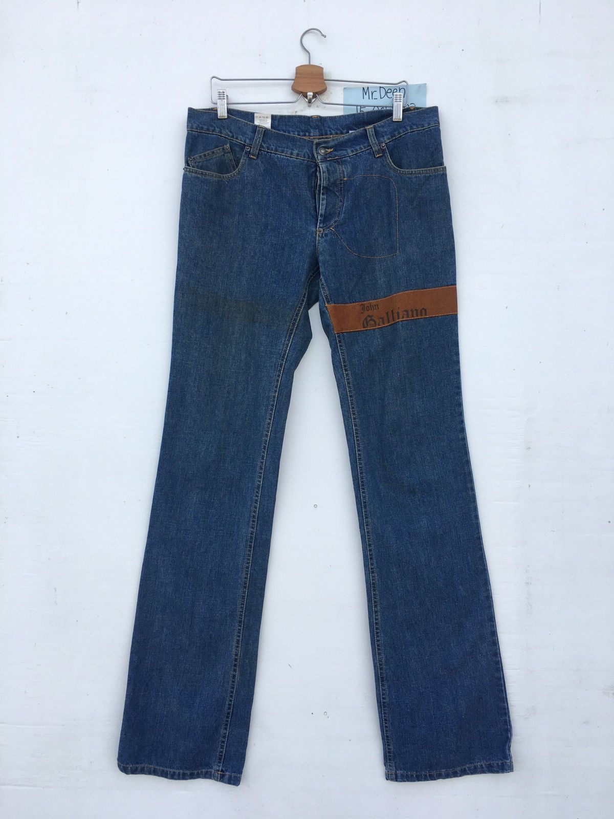 John Galliano Rare Vintage John Galliano Spellout Denim/ Jeans Size US 36 / EU 52 - 7 Thumbnail