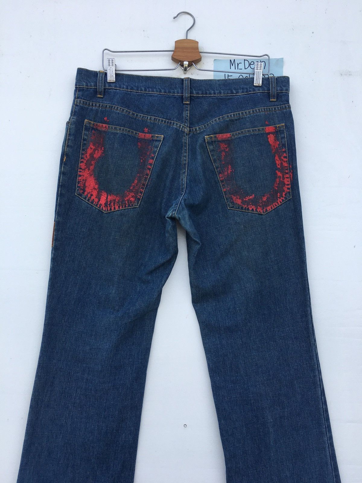 John Galliano Rare Vintage John Galliano Spellout Denim/ Jeans Size US 36 / EU 52 - 22 Thumbnail