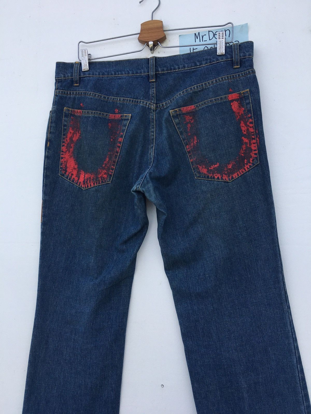 John Galliano Rare Vintage John Galliano Spellout Denim/ Jeans Size US 36 / EU 52 - 24 Thumbnail