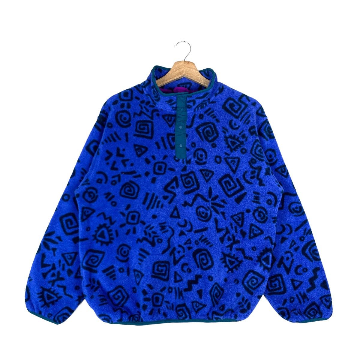 L.L. Bean Vintage L.L. Bean Kids Art Design Quarter Snaps Button Size US XL / EU 56 / 4 - 1 Thumbnail