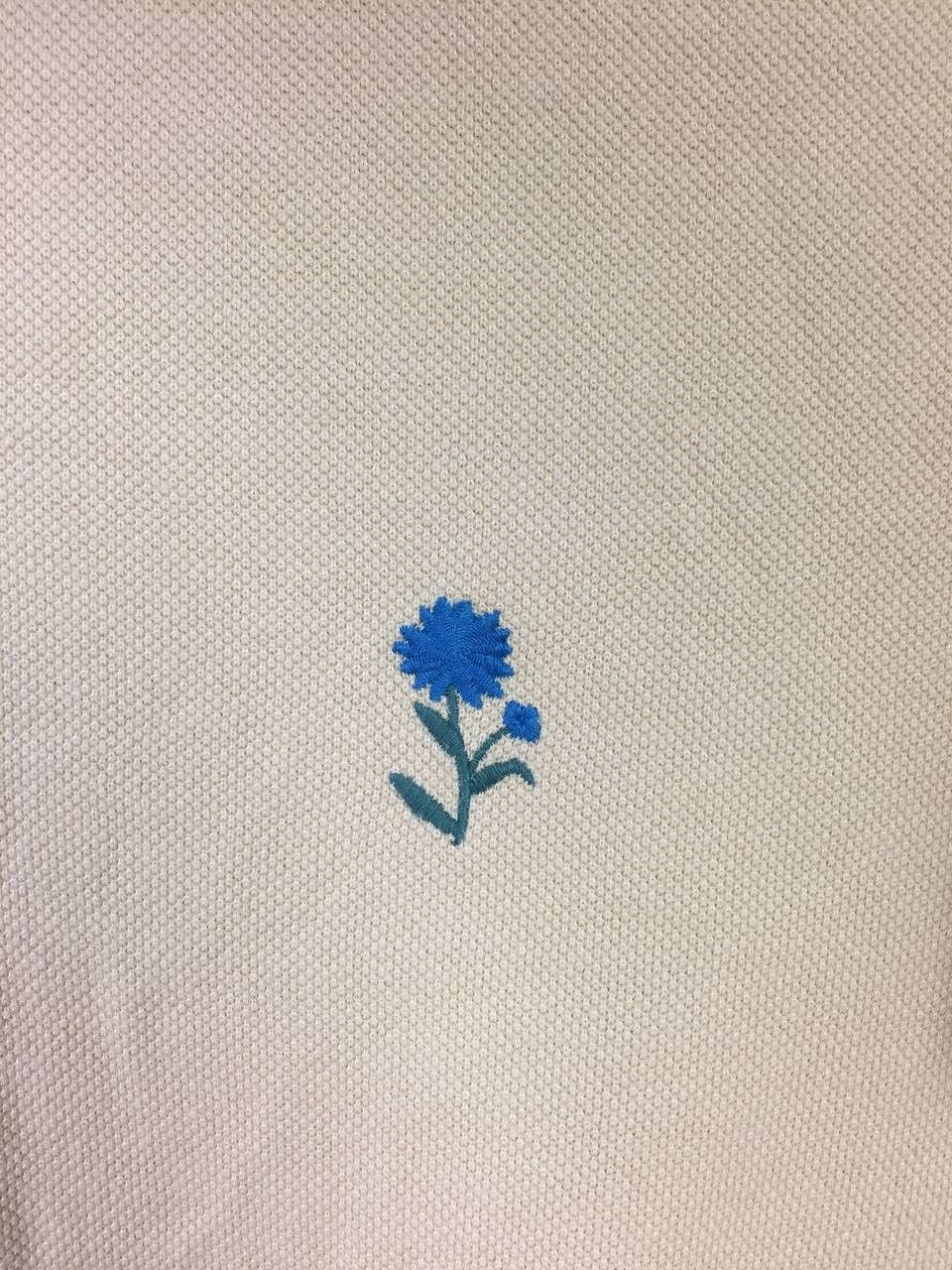 JW Anderson × Uniqlo J.W.Anderson Flower Embroidered Uniqlo Polo tee Size US M / EU 48-50 / 2 - 4 Thumbnail