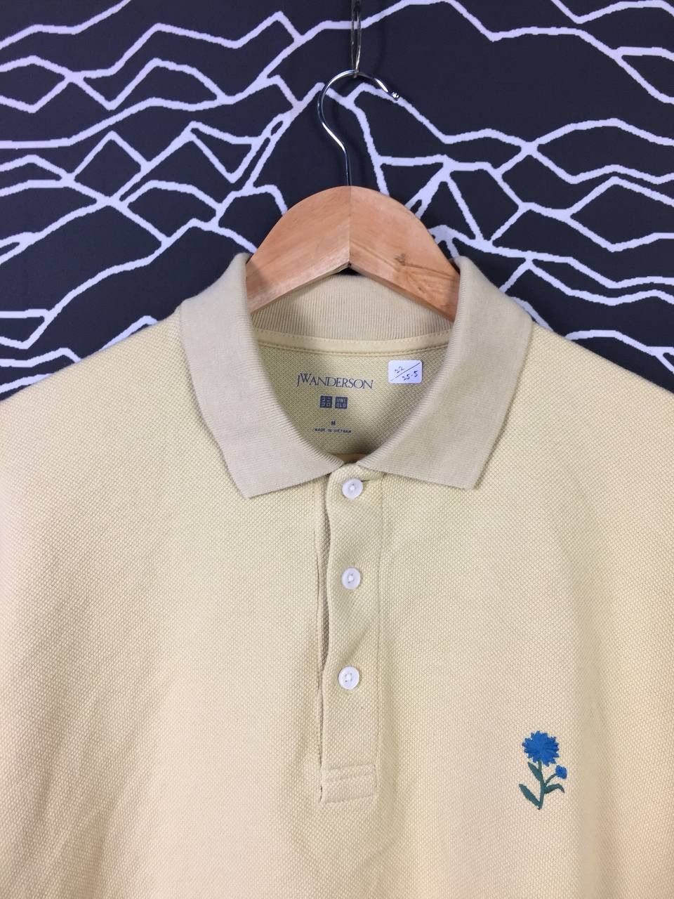 JW Anderson × Uniqlo J.W.Anderson Flower Embroidered Uniqlo Polo tee Size US M / EU 48-50 / 2 - 3 Thumbnail