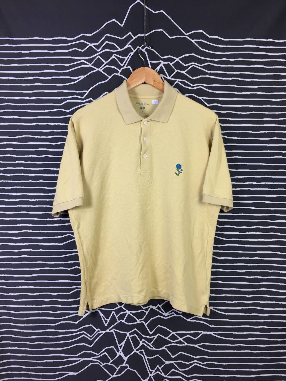 JW Anderson × Uniqlo J.W.Anderson Flower Embroidered Uniqlo Polo tee Size US M / EU 48-50 / 2 - 1 Thumbnail