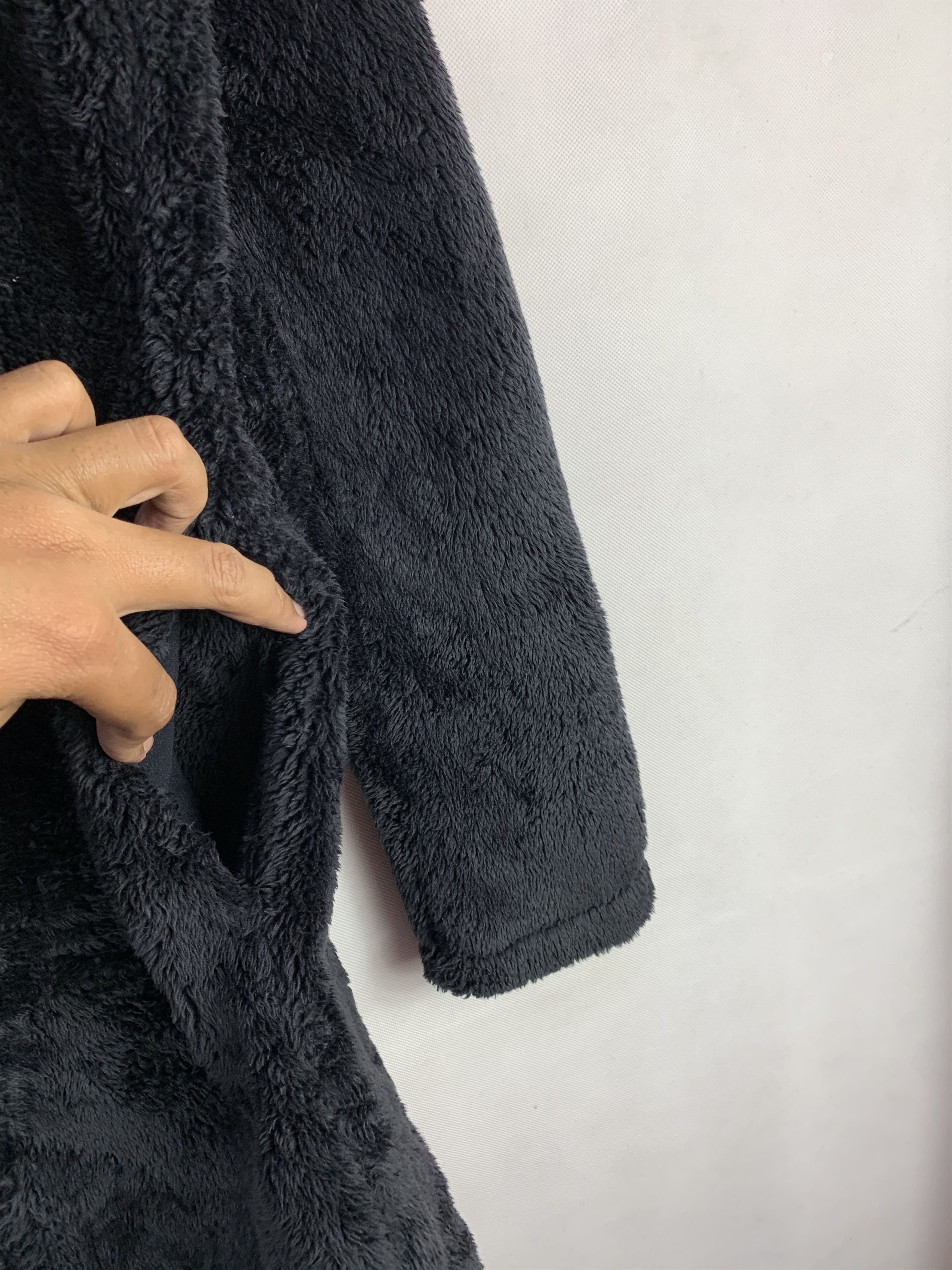 Japanese Brand × Uniqlo Steals! Uniqlo Long Fleece Hoodie Jacket Size US M / EU 48-50 / 2 - 5 Thumbnail