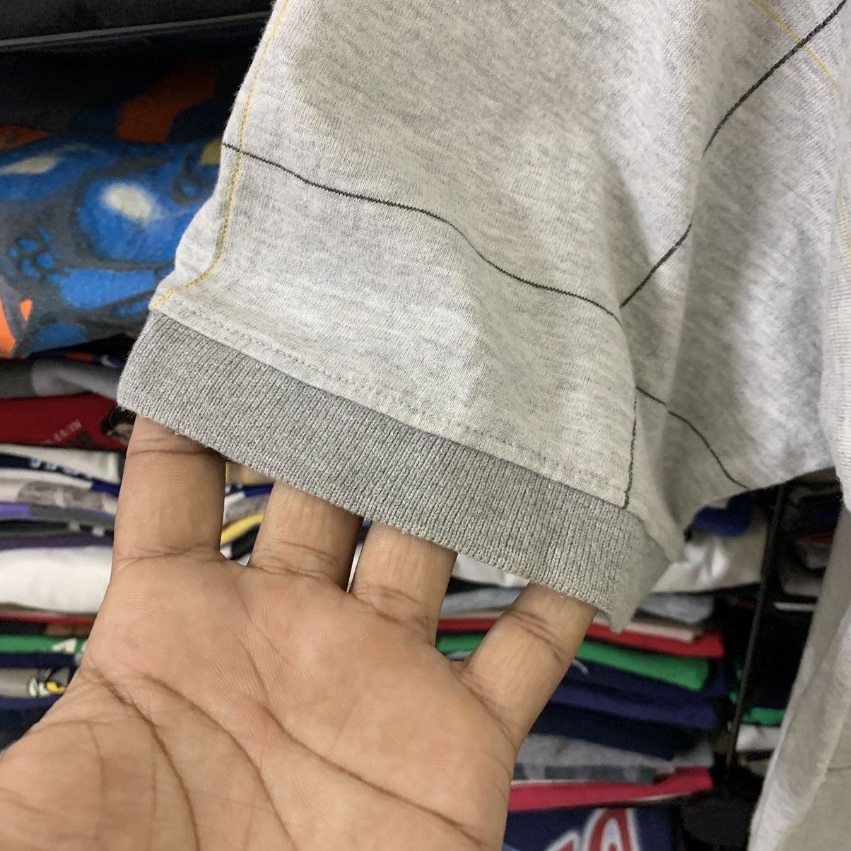 Designer × Issey Miyake × Vintage VINTAGE ISSEY MIYAKE POLO TEE Size US L / EU 52-54 / 3 - 3 Thumbnail
