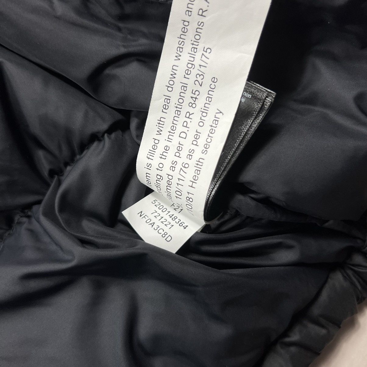 The North Face The North Face Puffer Nuptse 700 Down Jacket Black Logo Size US L / EU 52-54 / 3 - 8 Thumbnail