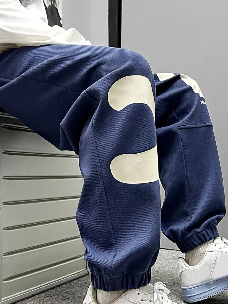 Japanese Brand × Vintage Japanese Trendy Drawstring Sweatpants LAKE BLUE Size US 32 / EU 48 - 3 Thumbnail