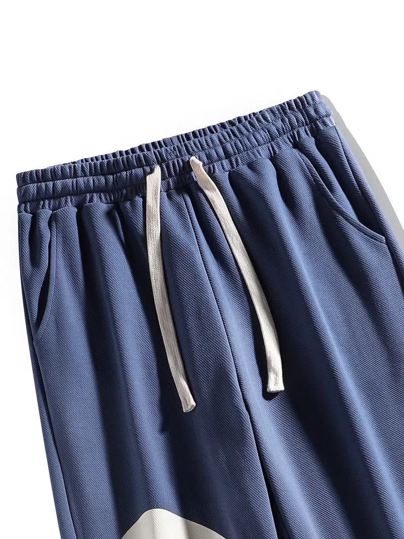 Japanese Brand × Vintage Japanese Trendy Drawstring Sweatpants LAKE BLUE Size US 32 / EU 48 - 5 Thumbnail