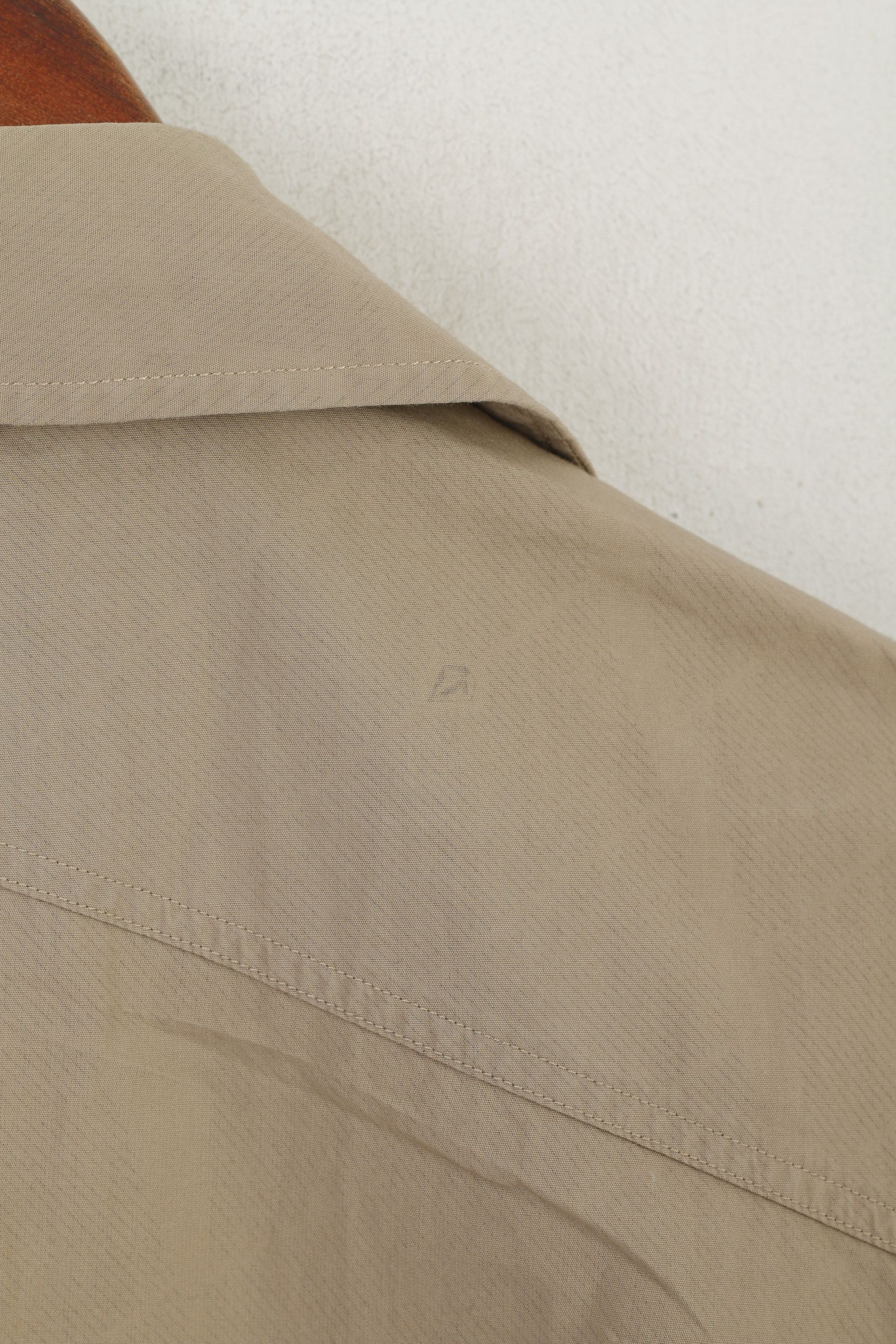 Volcom Volcom Men S Casual Shirt Beige Cotton Tailored Pocket 8190 Size US S / EU 44-46 / 1 - 6 Thumbnail