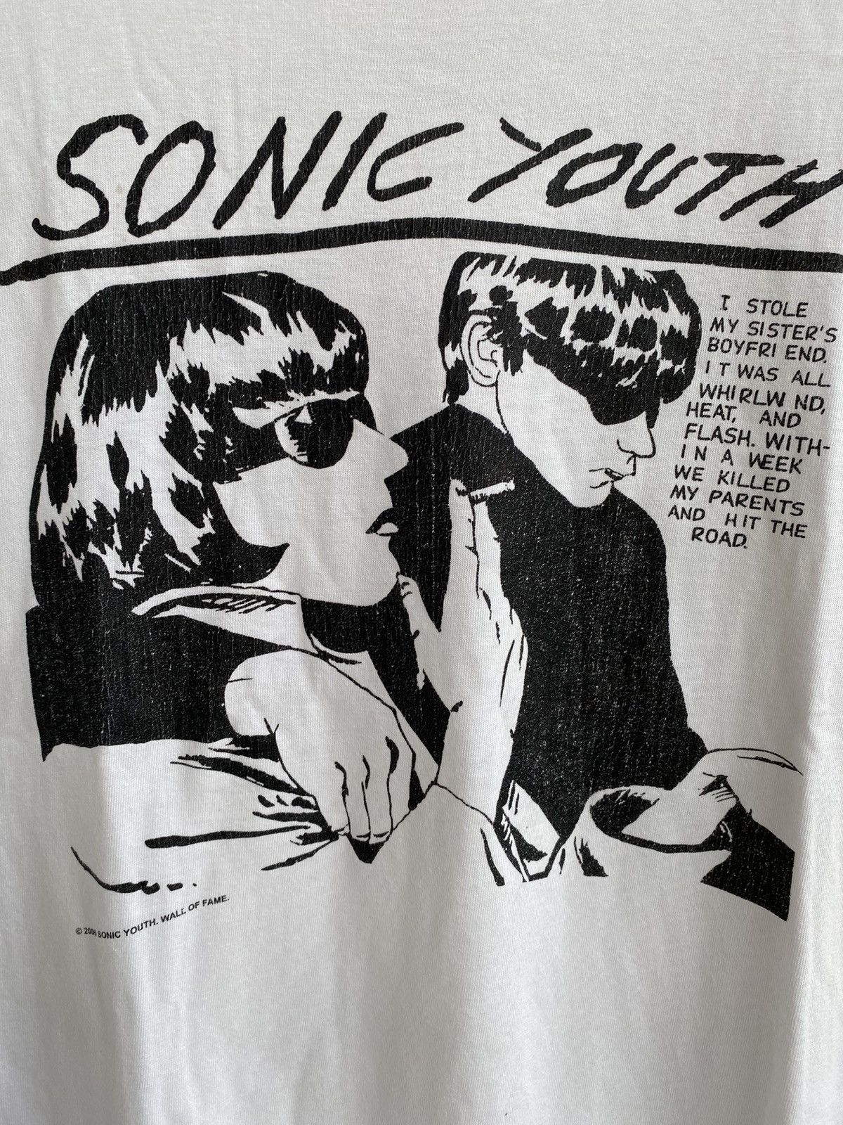 Band Tees Vintage Y2K THRASHED Sonic Youth Wall Of Fame T-Shirt Size US XL / EU 56 / 4 - 3 Thumbnail