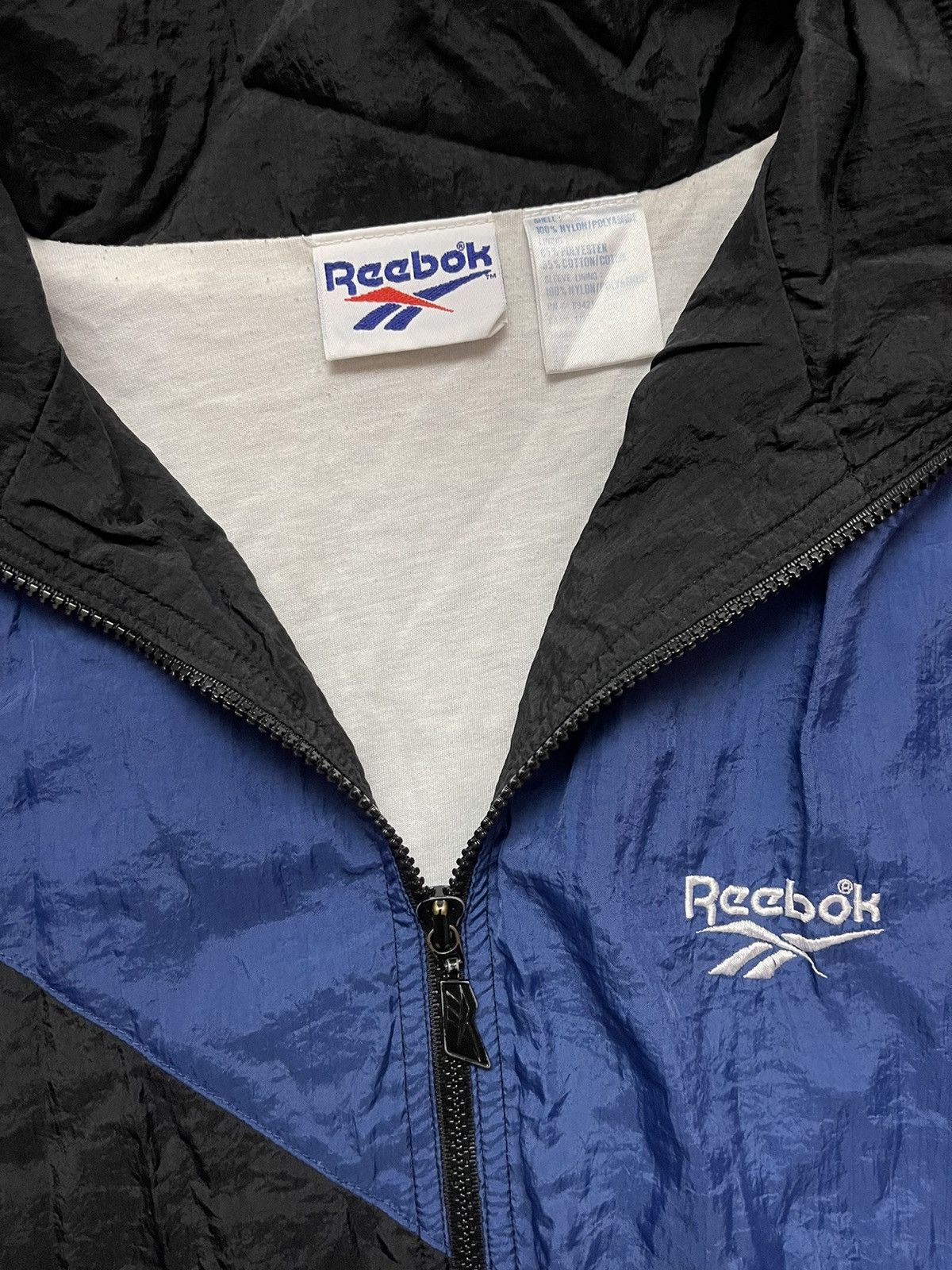 Reebok × Vintage Reebok vintage 90s big logo track jacket Size US M / EU 48-50 / 2 - 6 Thumbnail