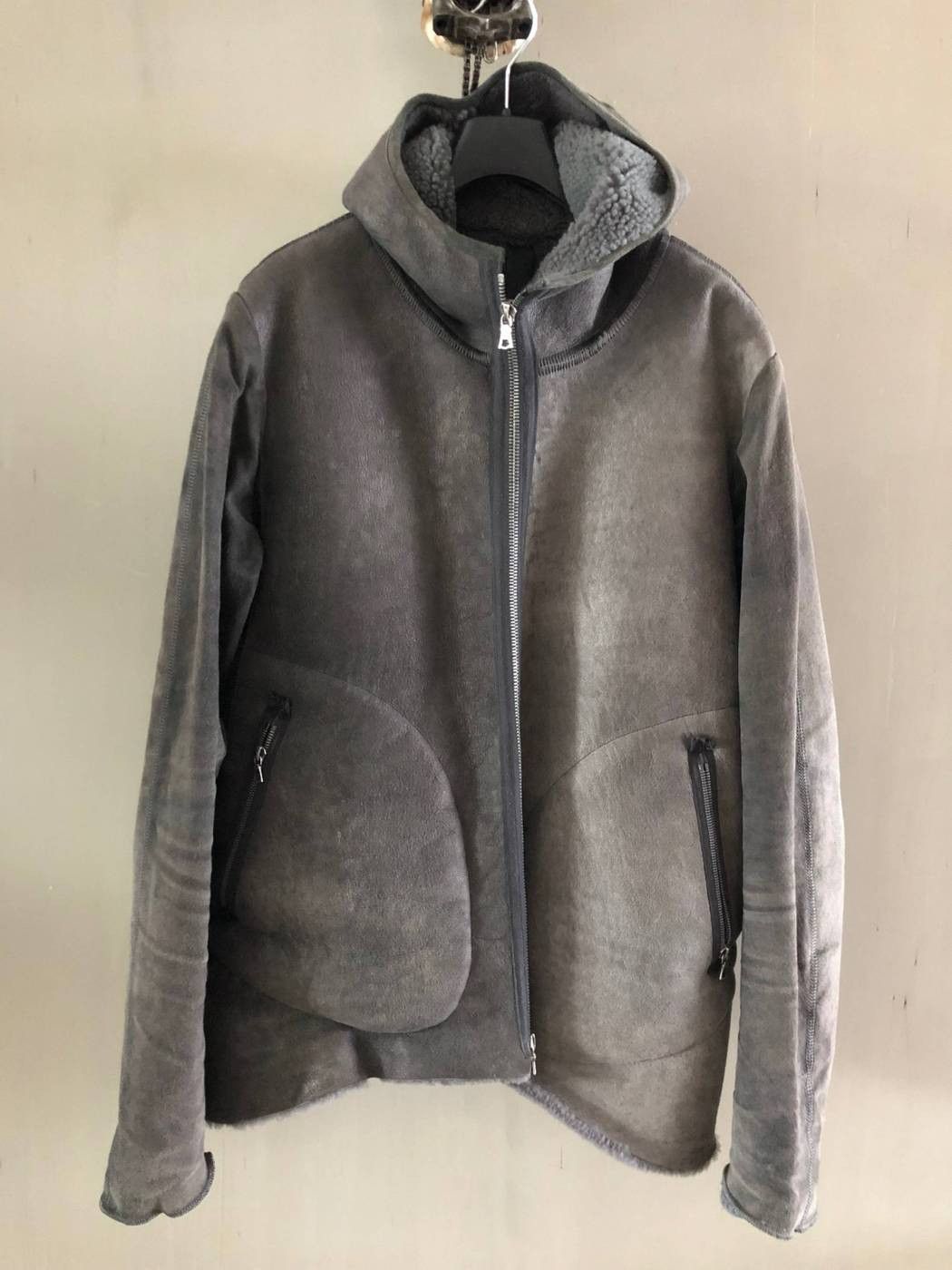 Isaac Sellam Experience Hooded lamb leather piece by ISE size 52 eu Size US L / EU 52-54 / 3 - 2 Thumbnail