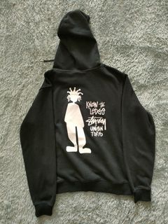 Vintage Rare Hoodie Stussy X Union Japan Knowledge is King | Grailed