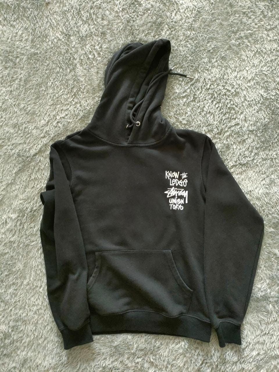 Stussy × Vintage Rare Hoodie Stussy X Union Japan Knowledge