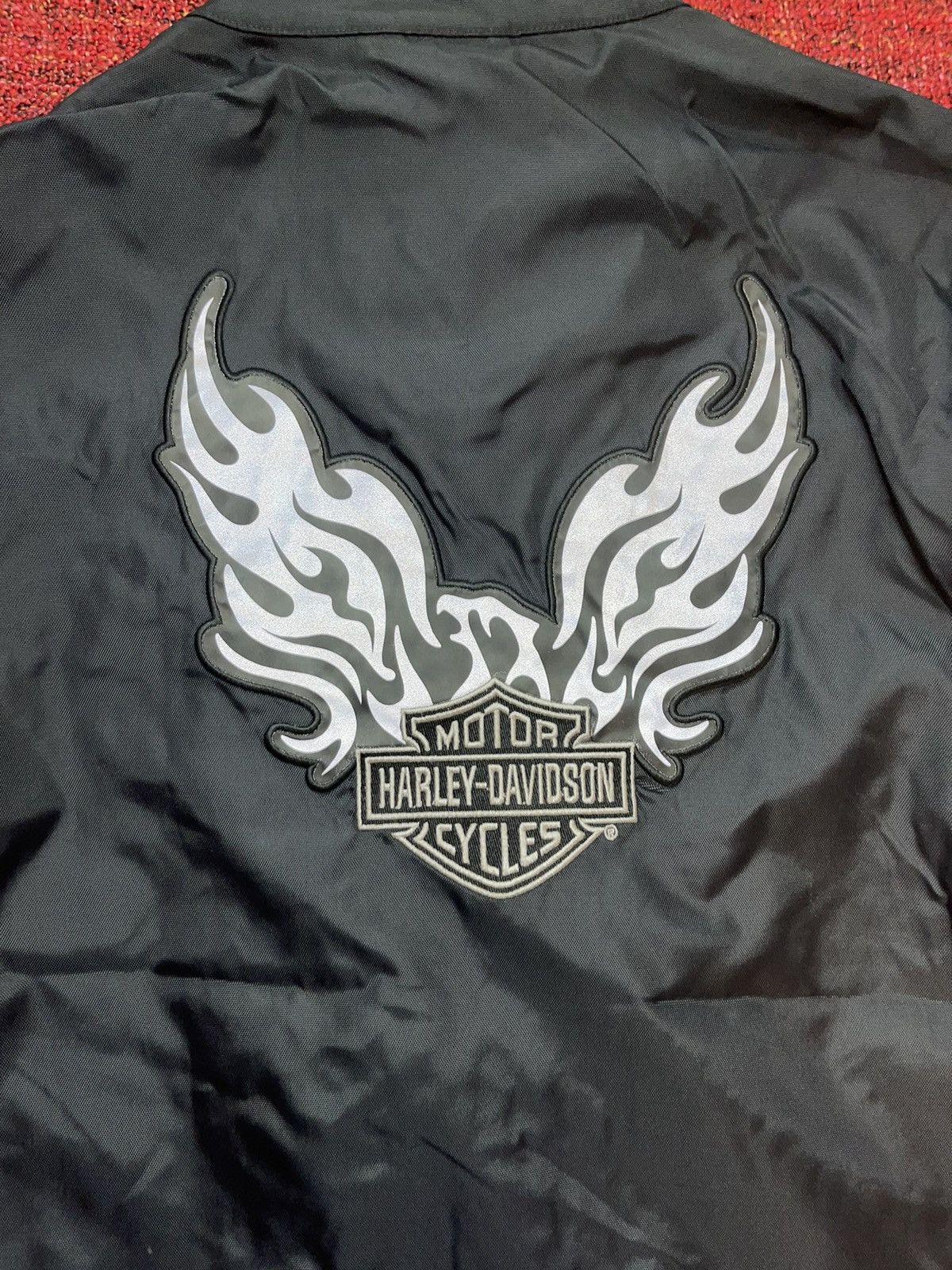 Harley Davidson × Vintage Harley Davidson reflective logo cordura racing jacket Size US S / EU 44-46 / 1 - 6 Thumbnail
