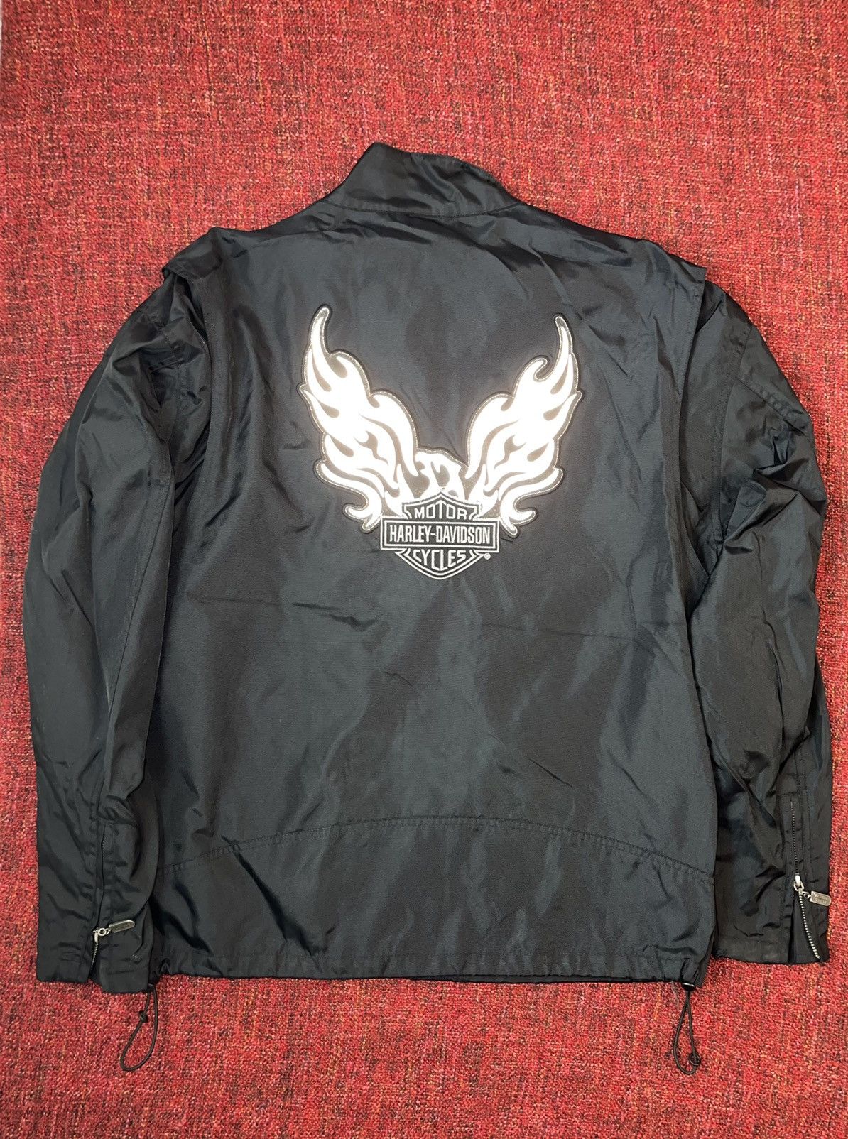 Harley Davidson × Vintage Harley Davidson reflective logo cordura racing jacket Size US S / EU 44-46 / 1 - 2 Thumbnail