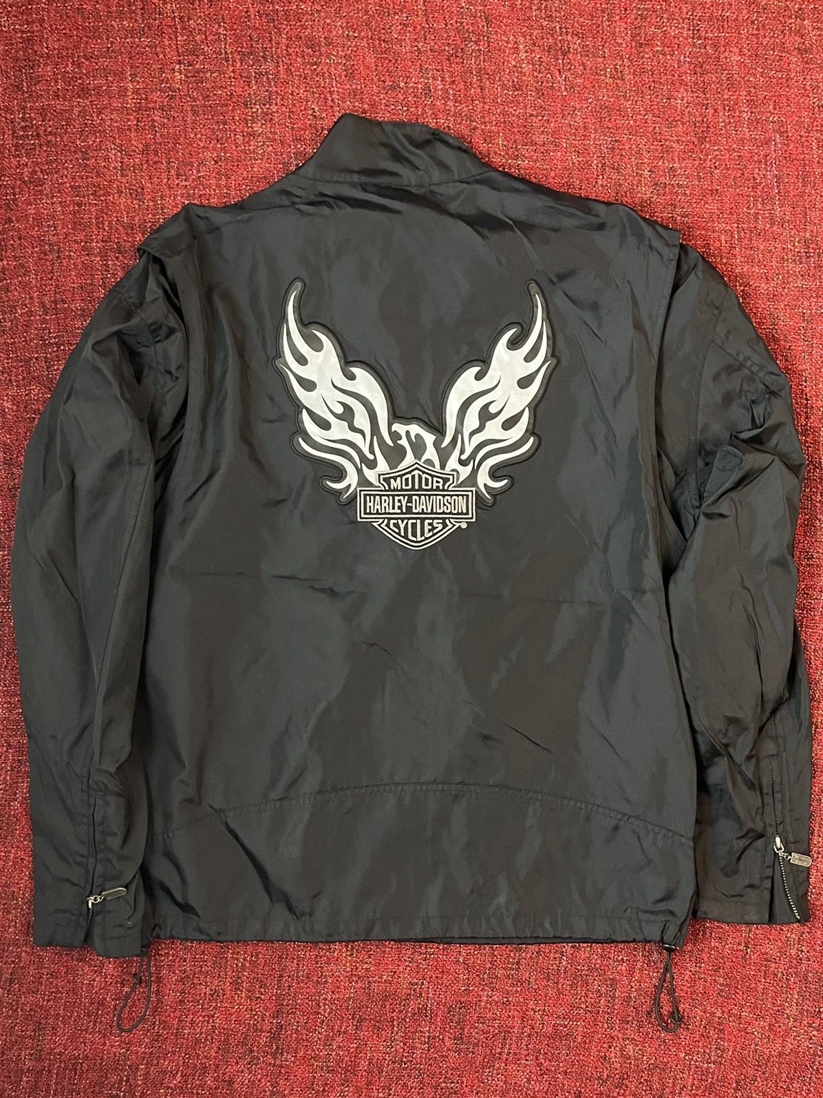 Harley Davidson × Vintage Harley Davidson reflective logo cordura racing jacket Size US S / EU 44-46 / 1 - 1 Thumbnail