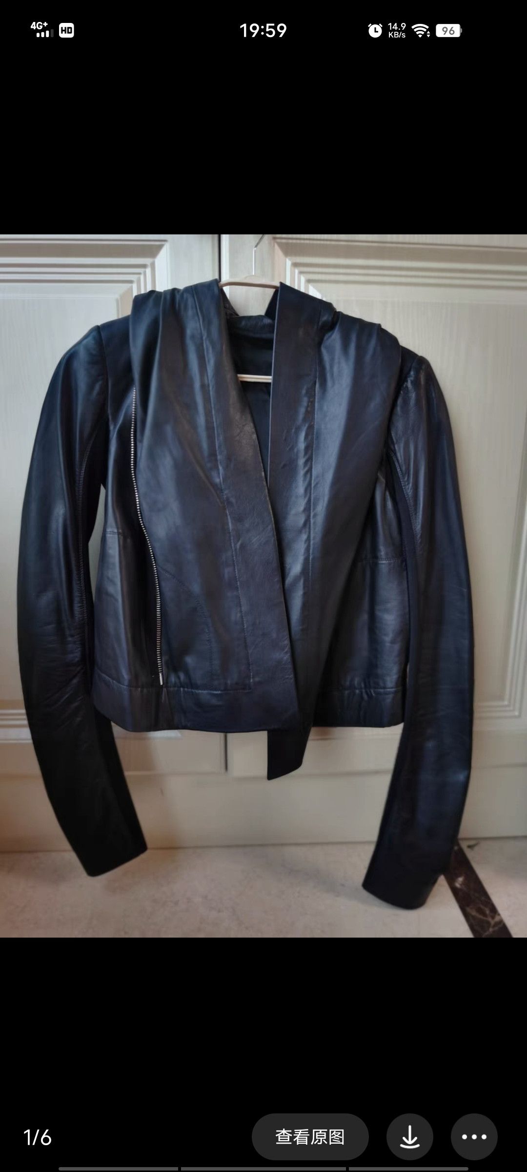 Rick Owens ro good-looking soft leather jacket