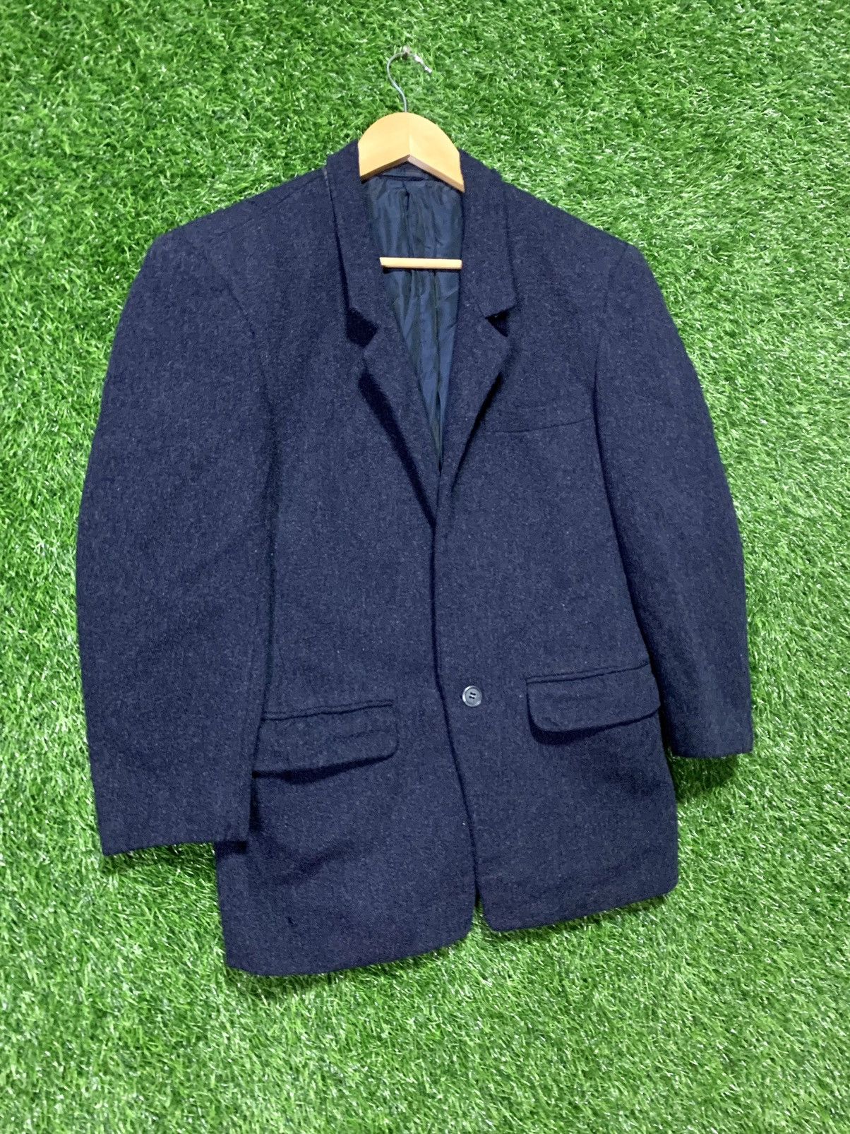 Issey Miyake Vintage Issey Miyake Men Wool Coat Size US S / EU 44-46 / 1 - 3 Thumbnail