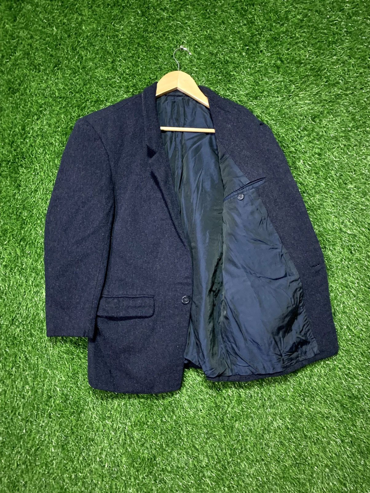 Issey Miyake Vintage Issey Miyake Men Wool Coat Size US S / EU 44-46 / 1 - 5 Thumbnail