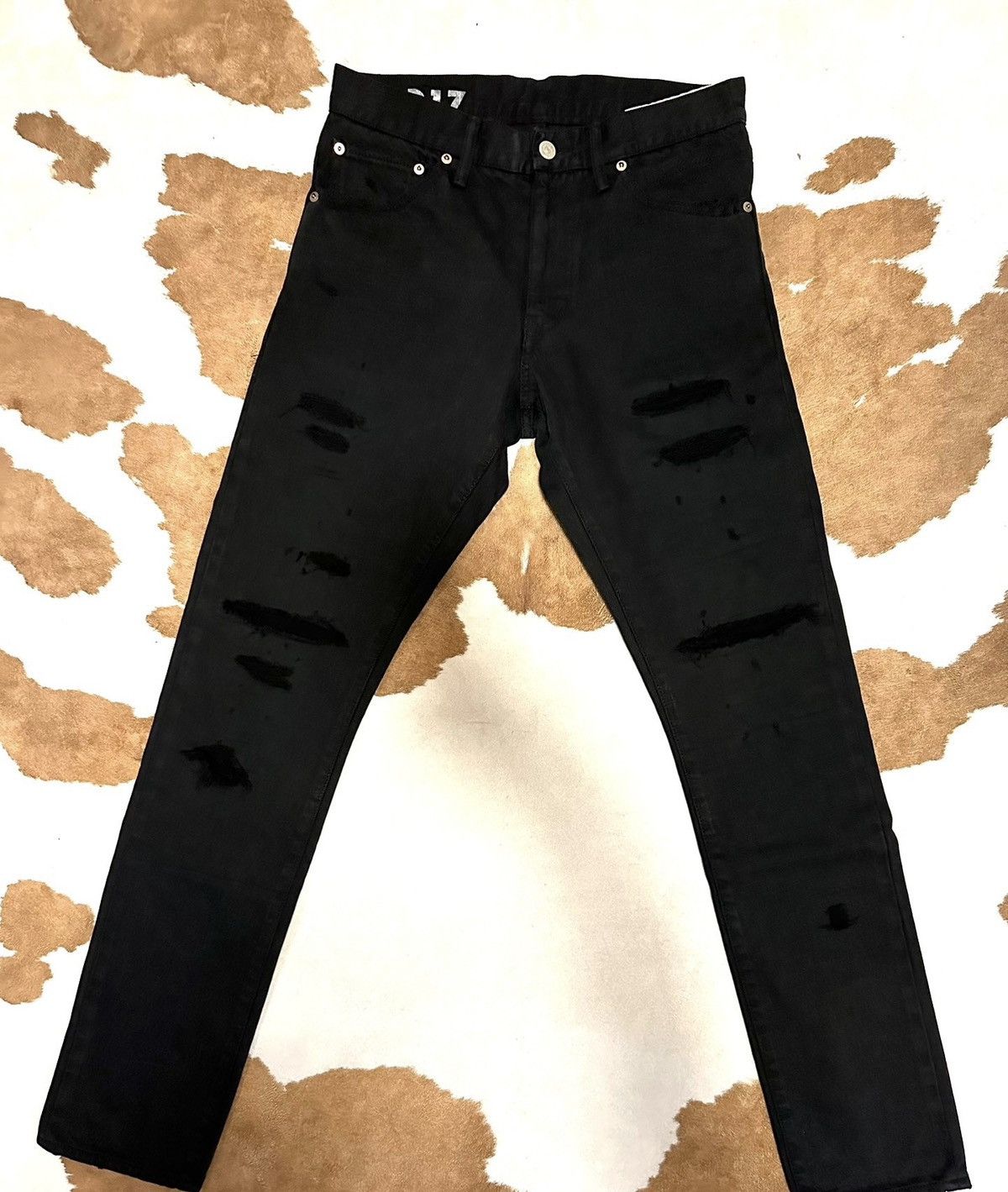 Visvim Visvim 20ss social sculpture 12 blk dmgd-17 12d17 | Grailed