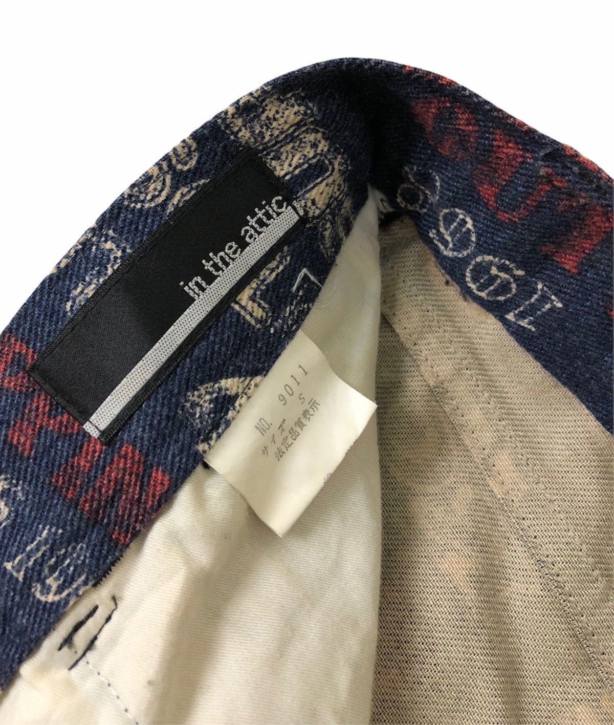 In The Attic Japanese Brand In The Attic Overprint Pants Like H. Glamour Size US 28 / EU 44 - 10 Thumbnail