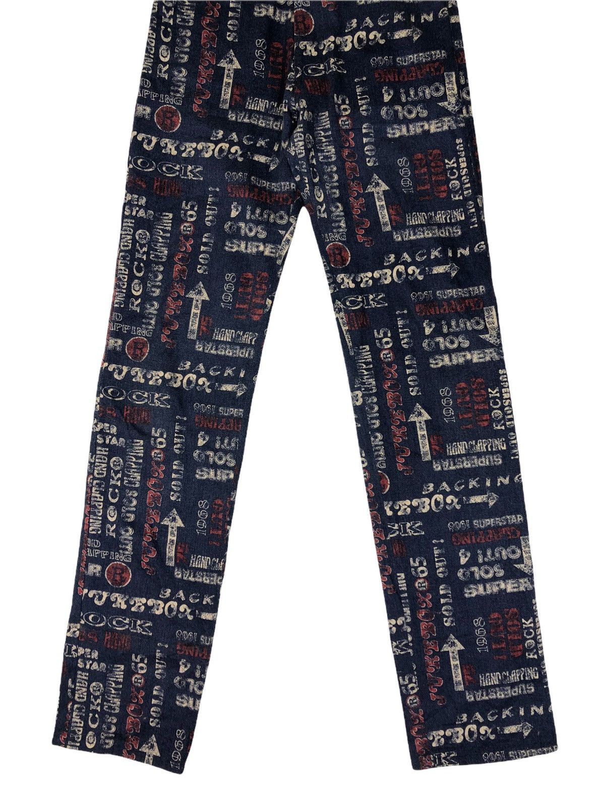 In The Attic Japanese Brand In The Attic Overprint Pants Like H. Glamour Size US 28 / EU 44 - 5 Thumbnail
