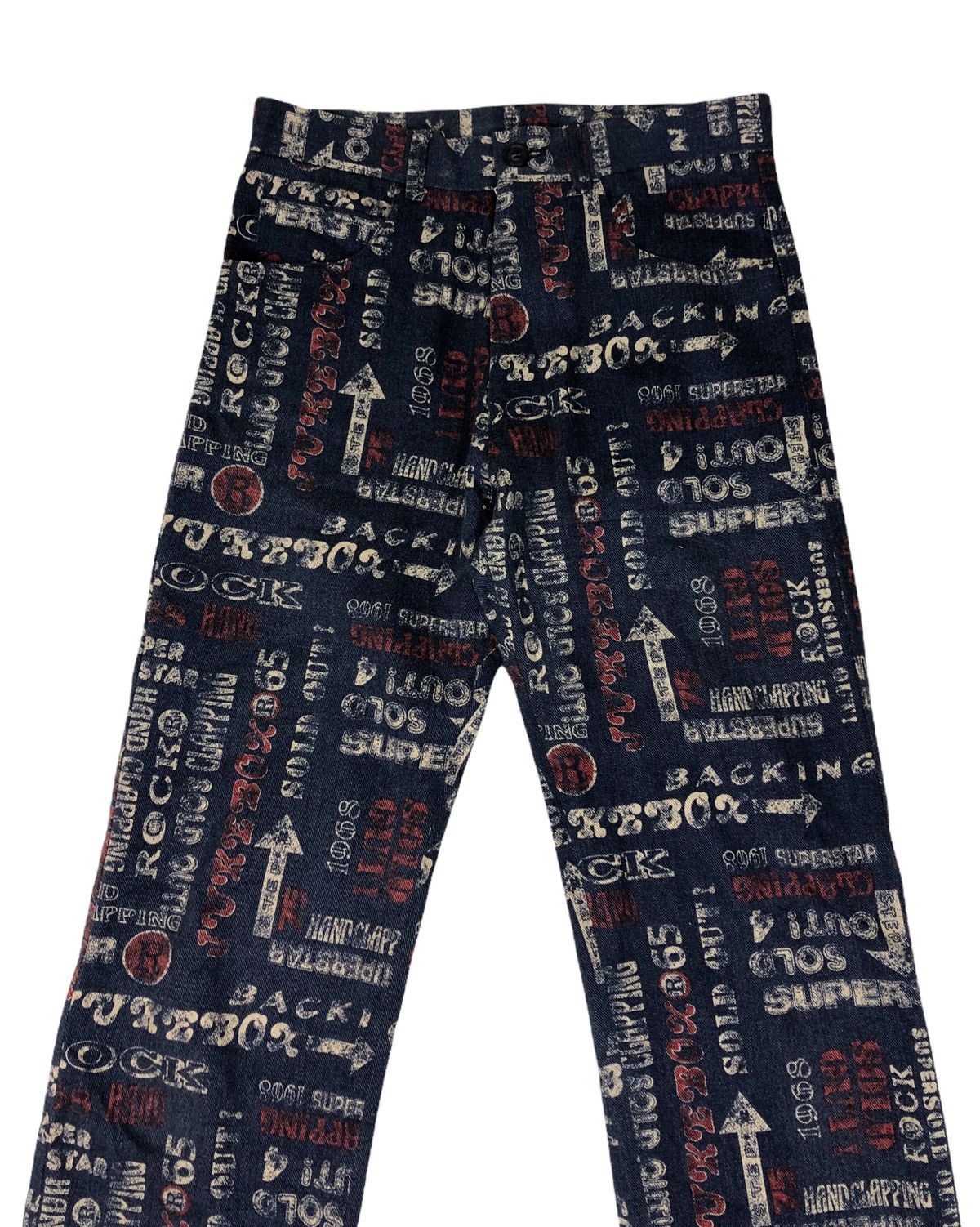 In The Attic Japanese Brand In The Attic Overprint Pants Like H. Glamour Size US 28 / EU 44 - 4 Thumbnail
