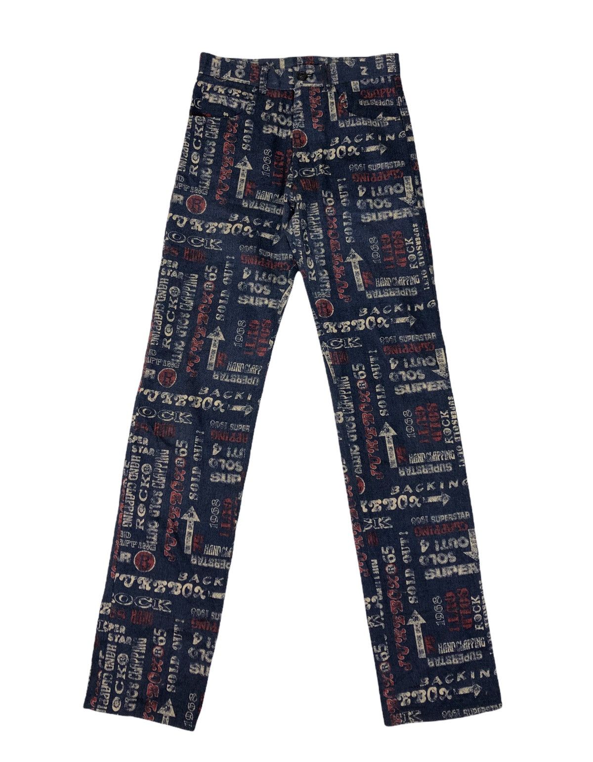 In The Attic Japanese Brand In The Attic Overprint Pants Like H. Glamour Size US 28 / EU 44 - 1 Thumbnail